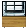 Saro Cake Showcase Rectangular, 300 L, from 2°C to 8°C, Stationary, Brown Saro Cake Showcase Rectangular, 300 L, from 2°C to 8°C, Stationary, Brown