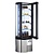 Saro Cake Showcase Round, 360 L, from 2°C to 8°C, Stationary, Black-Silver