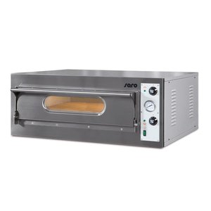 Saro Single Deck Electric Pizza Oven 9,2 kW, 6 x Ø 36 cm Saro Single Deck Electric Pizza Oven 9,2 kW, 6 x Ø 36 cm