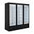 Saro Glass Door Refrigerator 1530 L, 0 °C to +10 °C