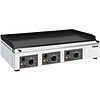 Saro Countertop Electric Griddle Smooth, Ceramic, 3 Heating Zones, 6 kW, 400V