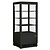 Saro Refrigerated Display Square, 78 L, from 0°C to 12°C, Countertop, Ventilated, Black