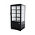 Saro Refrigerated Display Square, 78 L, from 0°C to 12°C, Countertop, Ventilated, Black