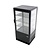 Saro Refrigerated Display Square, 78 L, from 0°C to 12°C, Countertop, Ventilated, Black