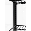 Saro Refrigerated Display Square, 78 L, from 0°C to 12°C, Countertop, Ventilated, Black