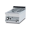 RM GASTRO Water Water Countertop Gas Bain Marie, 1-Chamber with Drain Valve, GN 1/1 + GN 1/3, ﻿3,5 kW
