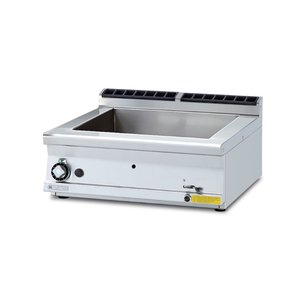 RM GASTRO Water Water Countertop Gas Bain Marie, 1-Chamber with Drain Valve, GN 2/1 + 2 x GN 1/3, 6,5 kW RM GASTRO Water Water Countertop Gas Bain Marie, 1-Chamber with Drain Valve, GN 2/1 + 2 x GN 1/3, 6,5 kW