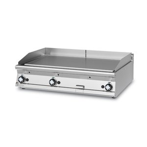 RM GASTRO Countertop Gas Griddle 1105 x 650 mm, Smooth, Superchromed, 27 kW
