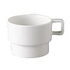 Rak Stackable White Tea Cup 230 ml, Nordic Rak Stackable White Tea Cup 230 ml, Nordic