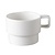 Rak Stackable White Tea Cup 230 ml, Nordic
