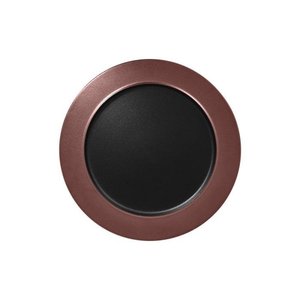 Rak Shallow Plate with Rim, Ø320 mm, MetalFusion, Brown Rak Shallow Plate with Rim, Ø320 mm, MetalFusion, Brown