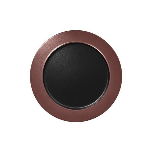 Rak Shallow Plate with Rim, Ø320 mm, MetalFusion, Brown Rak Shallow Plate with Rim, Ø320 mm, MetalFusion, Brown