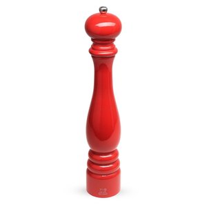 PEUGEOT Wooden Pepper Mill 400 mm, Poppy Red