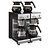 BRAVILOR BONAMAT Filter Coffee Machine with 4 Decanters, 24 L/h, 4,28 kW