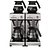 BRAVILOR BONAMAT Filter Coffee Machine with 4 Decanters, 24 L/h, 4,28 kW