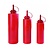 TOM-GAST Red Squeeze Sauce Bottle 0,4 L