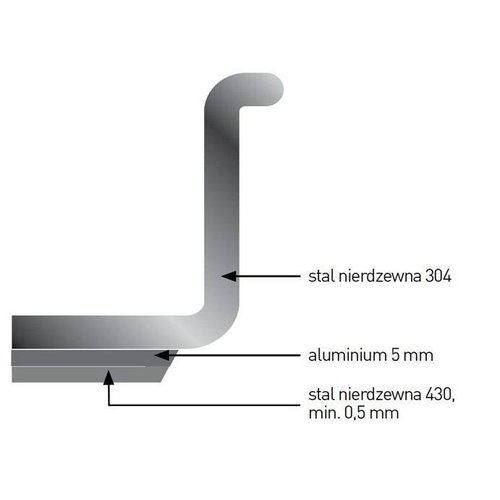 Hendi Garnek wysoki z pokrywką 16 L Ø 280 mm ze stali nierdzewnej Hendi Garnek wysoki z pokrywką 16 L Ø 280 mm ze stali nierdzewnej