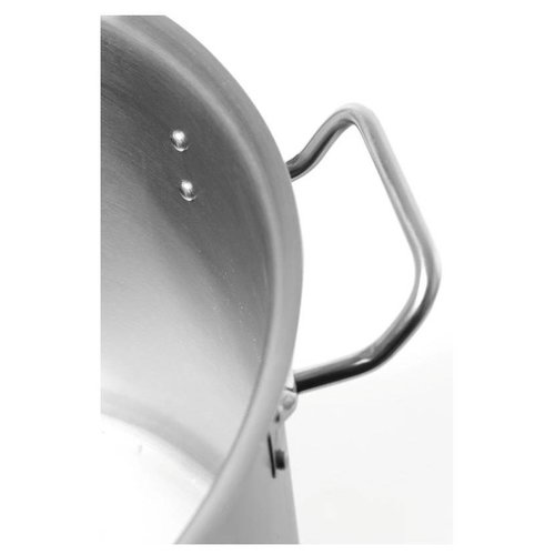 Hendi Garnek średni z pokrywką 24 L Ø 360 mm ze stali nierdzewnej Hendi Garnek średni z pokrywką 24 L Ø 360 mm ze stali nierdzewnej