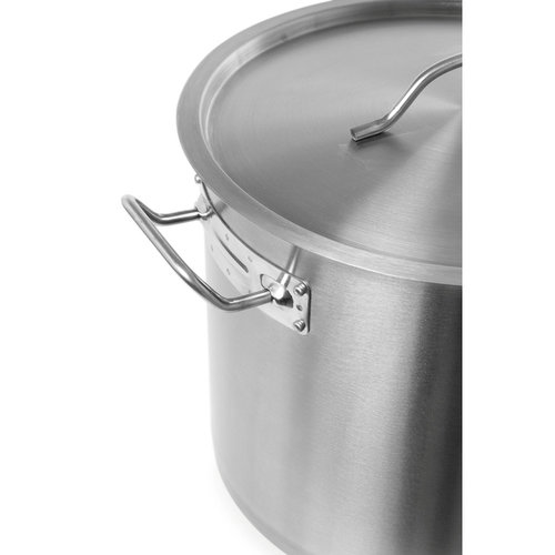 Hendi Stainless Steel High Pot with Lid 21 L Ø 300 mm