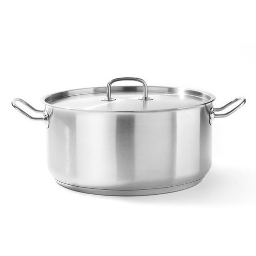 Hendi Stainless Steel Low Pot with Lid 5 L Ø 240 mm Hendi Stainless Steel Low Pot with Lid 5 L Ø 240 mm