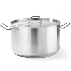 Hendi Wyprzedaż - Garnek średni z pokrywką 3,5 L Ø 200 mm ze stali nierdzewnej