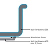 Hendi Wyprzedaż - Garnek średni z pokrywką 3,5 L Ø 200 mm ze stali nierdzewnej Hendi Wyprzedaż - Garnek średni z pokrywką 3,5 L Ø 200 mm ze stali nierdzewnej