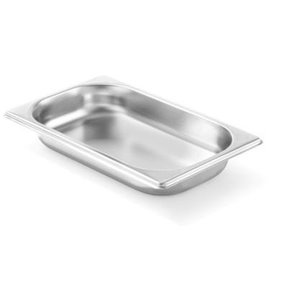 Hendi Stainless Steel Gastronorm Container 1/4 40 mm Hendi Stainless Steel Gastronorm Container 1/4 40 mm