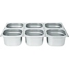Hendi Stainless Steel Gastronorm Container 1/6 200 mm