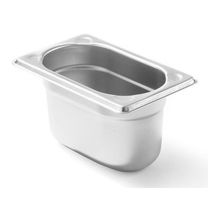 Hendi Stainless Steel Gastronorm Container 1/9 100 mm Hendi Stainless Steel Gastronorm Container 1/9 100 mm