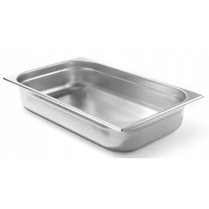 Hendi Stainless Steel Gastronorm Container 1/1 100 mm Hendi Stainless Steel Gastronorm Container 1/1 100 mm