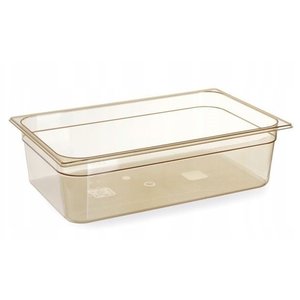 Hendi Grilamid Gastronorm Container 1/1 150 mm, Transparent-Yellow High Temperature Resistant Hendi Grilamid Gastronorm Container 1/1 150 mm, Transparent-Yellow High Temperature Resistant