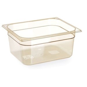Hendi Pojemnik GN 1/2 150 mm z grilamidu, transparentno-żółty odporny na wysokie temperatury Hendi Pojemnik GN 1/2 150 mm z grilamidu, transparentno-żółty odporny na wysokie temperatury