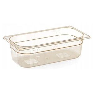 Hendi Grilamid Gastronorm Container 1/3 100 mm, Transparent-Yellow High Temperature Resistant Hendi Grilamid Gastronorm Container 1/3 100 mm, Transparent-Yellow High Temperature Resistant