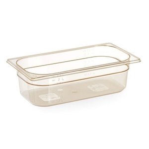 Hendi Grilamid Gastronorm Container 1/3 150 mm, Transparent-Yellow High Temperature Resistant Hendi Grilamid Gastronorm Container 1/3 150 mm, Transparent-Yellow High Temperature Resistant