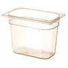 Hendi Grilamid Gastronorm Container 1/4 150 mm, Transparent-Yellow High Temperature Resistant Hendi Grilamid Gastronorm Container 1/4 150 mm, Transparent-Yellow High Temperature Resistant