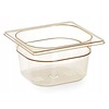 Hendi Grilamid Gastronorm Container 1/6 100 mm, Transparent-Yellow High Temperature Resistant Hendi Grilamid Gastronorm Container 1/6 100 mm, Transparent-Yellow High Temperature Resistant