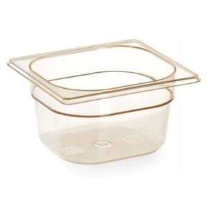 Hendi Grilamid Gastronorm Container 1/6 100 mm, Transparent-Yellow High Temperature Resistant Hendi Grilamid Gastronorm Container 1/6 100 mm, Transparent-Yellow High Temperature Resistant