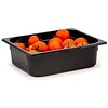 Hendi Polycarbonate Gastronorm Container 1/2 100 mm, Black