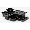Hendi Polycarbonate Gastronorm Container 1/2 100 mm, Black