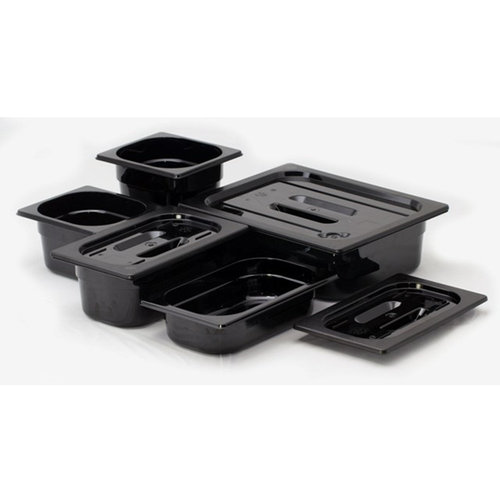 Hendi Pojemnik GN 1/2 100 mm z poliwęglanu, czarny