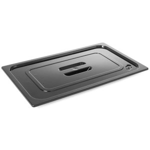 Hendi Polycarbonate Gastronorm Lid 1/4, Black