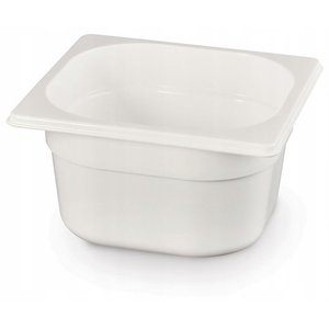 Hendi Polycarbonate Gastronorm Container 1/6 100 mm, White Hendi Polycarbonate Gastronorm Container 1/6 100 mm, White