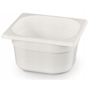 Hendi Polycarbonate Gastronorm Container 1/6 150 mm, White Hendi Polycarbonate Gastronorm Container 1/6 150 mm, White