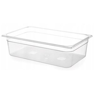 Hendi Polycarbonate Gastronorm Container 1/1 150 mm, Transparent