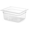 Hendi Polycarbonate Gastronorm Container 1/2 200 mm, Transparent