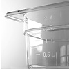 Hendi Polycarbonate Gastronorm Container 1/2 200 mm, Transparent