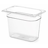 Hendi Polycarbonate Gastronorm Container 1/4 100 mm, Transparent