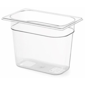 Hendi Polycarbonate Gastronorm Container 1/4 150 mm, Transparent