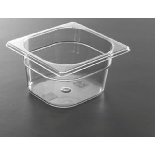 Hendi Pojemnik GN 1/6 100 mm z poliwęglanu, transparentny Hendi Pojemnik GN 1/6 100 mm z poliwęglanu, transparentny