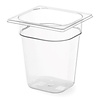 Hendi Polycarbonate Gastronorm Container 1/6 150 mm, Transparent